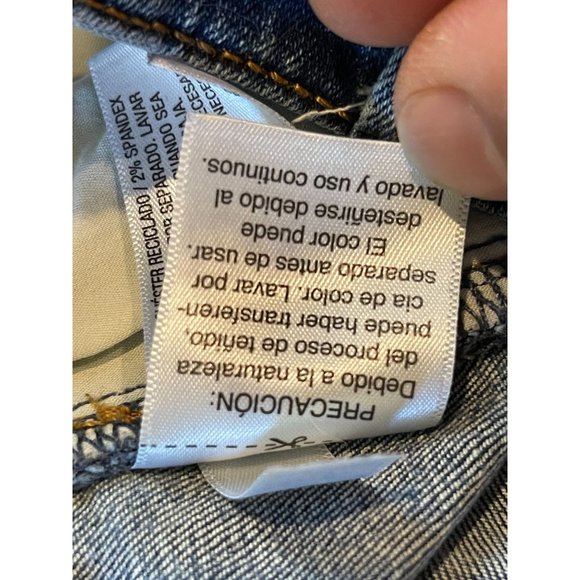 Universal Thread Womens Jeans Skinny Leg High Rise Distressed Cotton Blue 8/29R - Picture 10 of 11